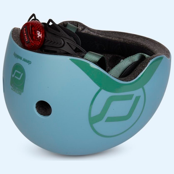 Cască de protecție Scoot and Ride Steel Blue Black photo 2
