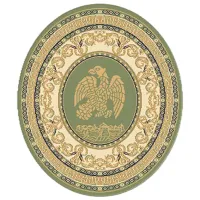 Ковер Covoare Ungheni Mitropolia Green Beige / Шерсть