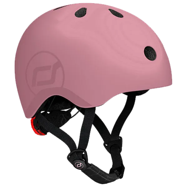 Cască de protecție Scoot and Ride Wildberry Pink Black photo 1