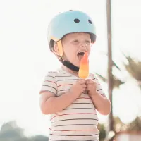 Защитный шлем Scoot and Ride Blueberry Голубой Черный photo 3
