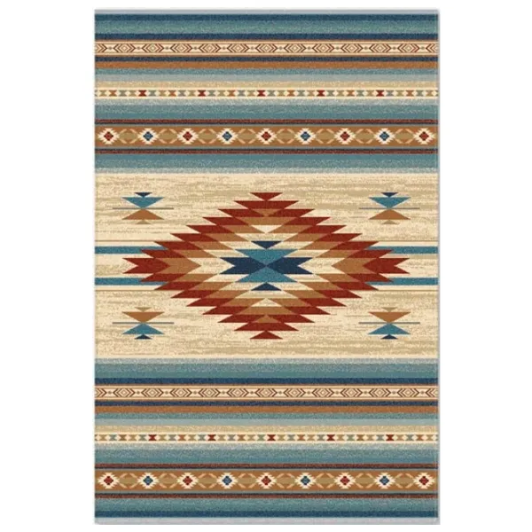 Ковер Covoare Ungheni Riviera  Beige Blue / Полипропилен photo 1