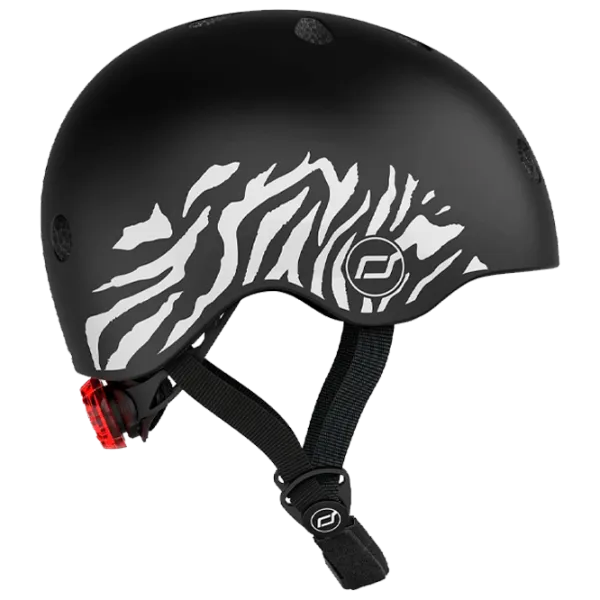 Защитный шлем Scoot and Ride Зебра Черный White photo 1