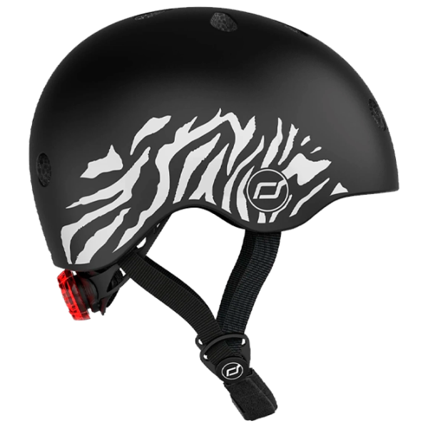 Защитный шлем Scoot and Ride Зебра Черный White photo 1