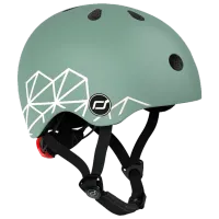 Защитный шлем Scoot and Ride Greenlines Зеленый Черный