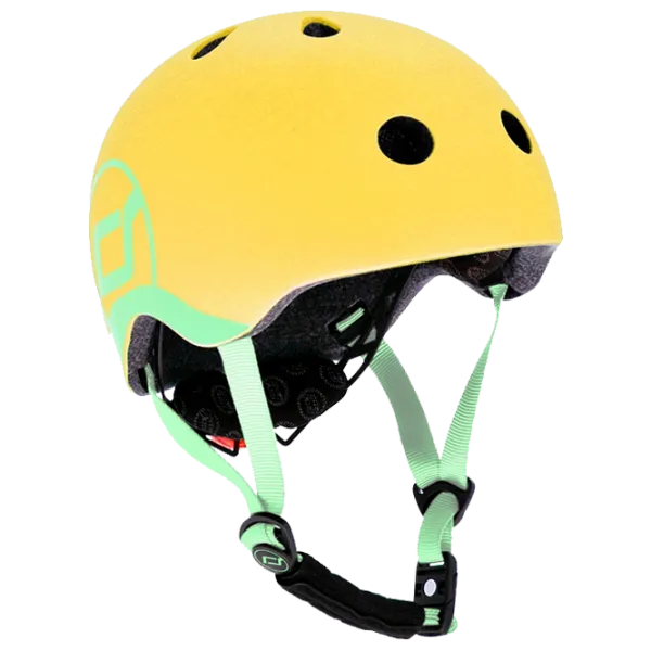 Cască de protecție Scoot and Ride Lemon Yellow Black photo 1