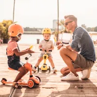 Защитный шлем Scoot and Ride Lemon Желтый Черный photo 2
