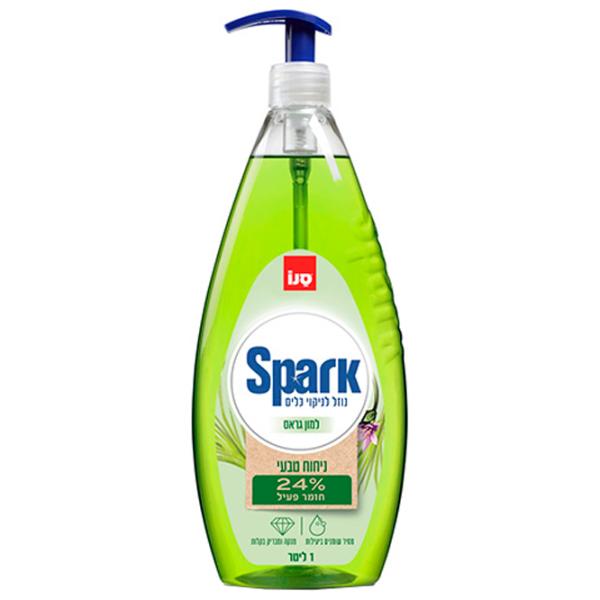 Средство для мытья посуды Sano Spark Lemongrass 1л / Лимон photo 1 Средство для мытья посуды Sano Spark Lemongrass 1л / Лимон photo 1