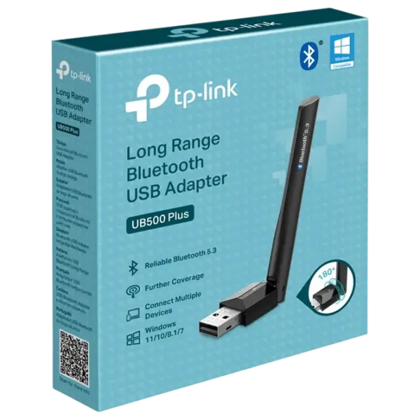 Adaptor TP-Link UB500 Plus USB Type-A / Black photo 4 Adaptor TP-Link UB500 Plus USB Type-A / Black photo 4