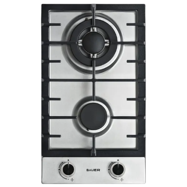Plită încorporabilă pe gaz Bauer GH-302SS02 Sticlă călită / Inox photo 1