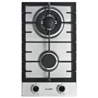 Plită încorporabilă pe gaz Bauer GH-302SS02 Sticlă călită / Inox