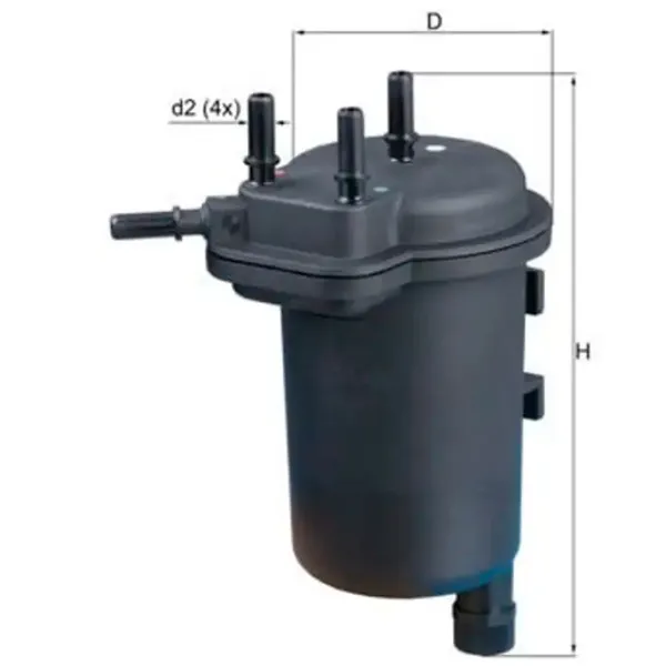 Топливный фильтр Mahle KL 430 93 мм photo 5 Топливный фильтр Mahle KL 430 93 мм photo 5