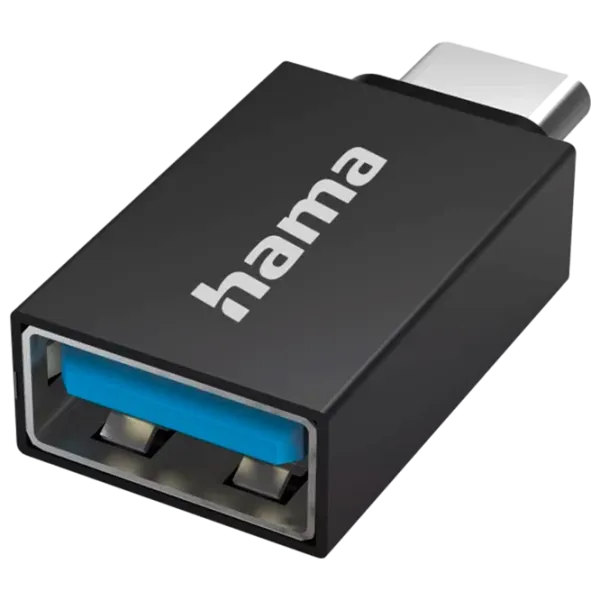 Адаптер Hama 300083 USB Type-C / Черный photo 1