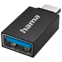 Адаптер Hama 300083 USB Type-C / Черный