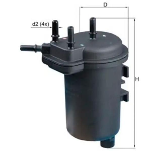 Топливный фильтр Mahle KL 432 8 мм photo 4 Топливный фильтр Mahle KL 432 8 мм photo 4