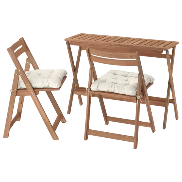 Set mobilă grădină Ikea Nammaro/Kuddarna Lemn / Lemn / Lemn / Brown photo 1 Set mobilă grădină Ikea Nammaro/Kuddarna Lemn / Lemn / Lemn / Brown photo 1