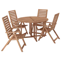 Набор мебели для террасы Ikea Nammaro 130 Дерево / Дерево / Дерево / Коричневый