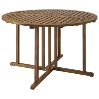Set mobilă terasă Ikea Nammaro 130 Lemn / Lemn / Lemn / Brown photo 2