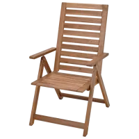 Set mobilă terasă Ikea Nammaro 130 Lemn / Lemn / Lemn / Brown photo 3