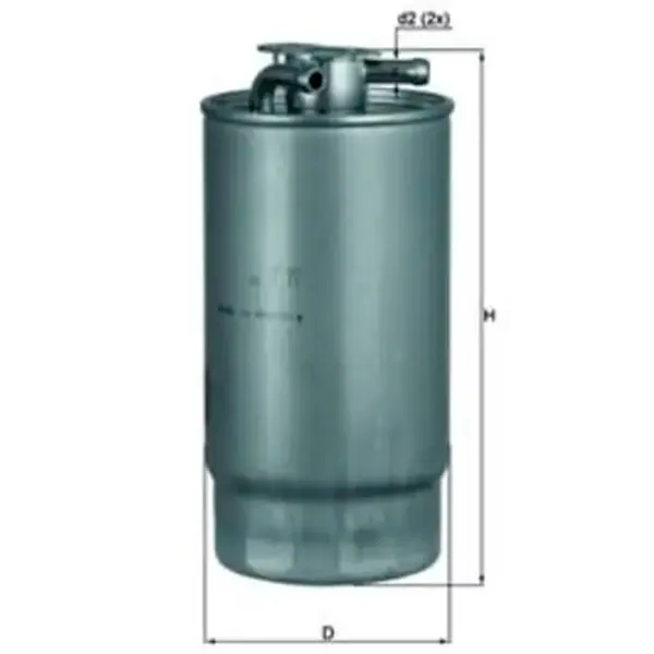 Топливный фильтр Mahle KL 160/1 81 мм photo 4