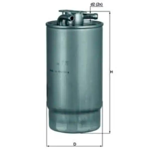 Топливный фильтр Mahle KL 160/1 81 мм photo 4