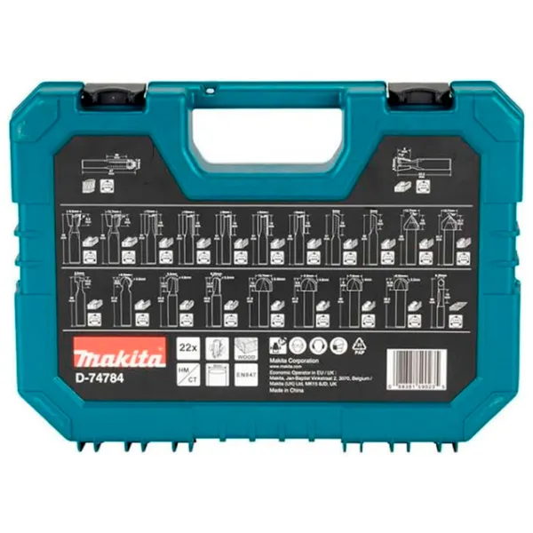 Set de freze Makita D-74784 Oțel photo 3