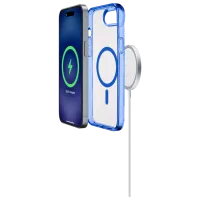 Husă pentru smartphone Apple iPhone 16e Cellularline / MagSafe Back / TPU / Transparent Blue photo 2