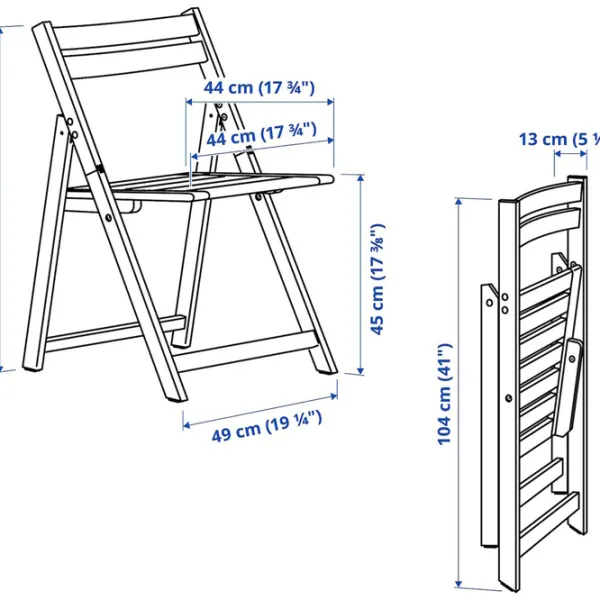 Set mobilă grădină Ikea Nammaro/Froson/Duvholmen Lemn / Lemn / Lemn / Brown photo 7