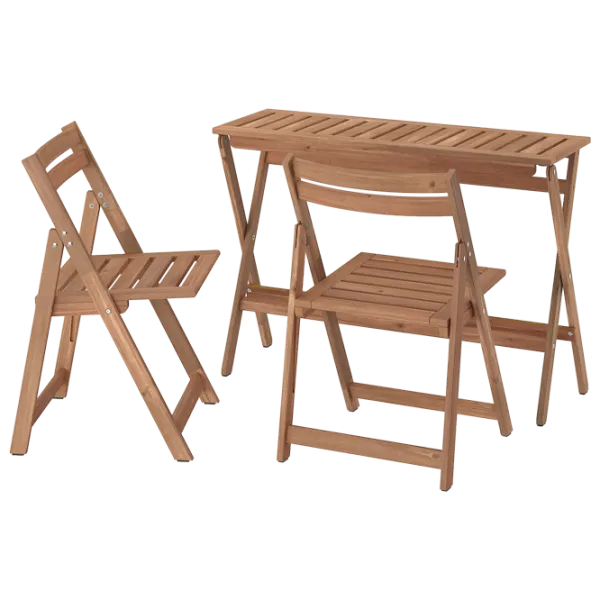 Set mobilă terasă Ikea Nammaro 2  Lemn / Lemn / Lemn / Brown photo 1 Set mobilă terasă Ikea Nammaro 2  Lemn / Lemn / Lemn / Brown photo 1