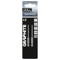 Set de burghie Graphite 54T704 Oțel photo 3
