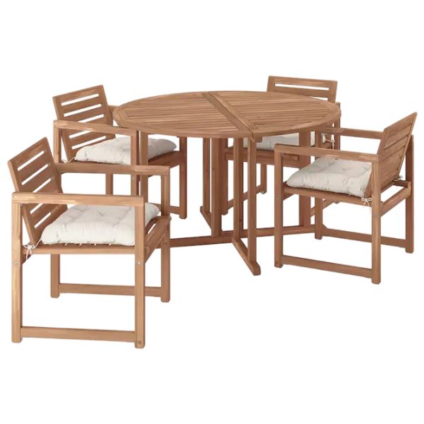 Set mobilă grădină Ikea Nammaro/Kuddarna Lemn / Lemn / Lemn / Light Brown photo 1 Set mobilă grădină Ikea Nammaro/Kuddarna Lemn / Lemn / Lemn / Light Brown photo 1