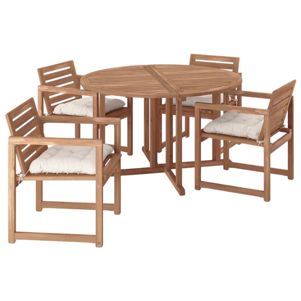 Set mobilă grădină Ikea Nammaro/Kuddarna Lemn / Lemn / Lemn / Light Brown photo 1 Set mobilă grădină Ikea Nammaro/Kuddarna Lemn / Lemn / Lemn / Light Brown photo 1