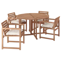 Set mobilă grădină Ikea Nammaro/Kuddarna Lemn / Lemn / Lemn / Light Brown
