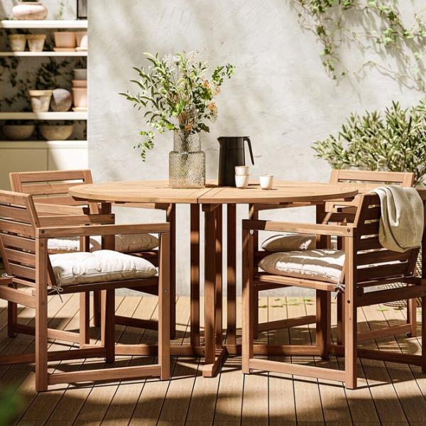 Set mobilă grădină Ikea Nammaro/Kuddarna Lemn / Lemn / Lemn / Light Brown photo 7 Set mobilă grădină Ikea Nammaro/Kuddarna Lemn / Lemn / Lemn / Light Brown photo 7