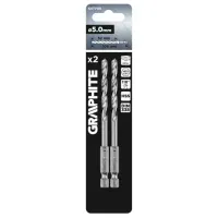 Set de burghie Graphite 54T709 Oțel photo 2