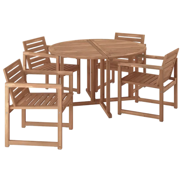 Set mobilă terasă Ikea Nammaro 130 Lemn / Lemn / Lemn / Light Brown photo 1 Set mobilă terasă Ikea Nammaro 130 Lemn / Lemn / Lemn / Light Brown photo 1