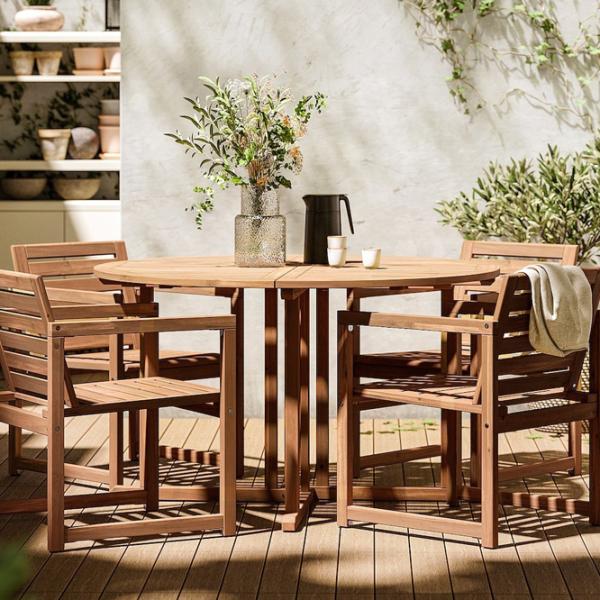 Set mobilă terasă Ikea Nammaro 130 Lemn / Lemn / Lemn / Light Brown photo 6 Set mobilă terasă Ikea Nammaro 130 Lemn / Lemn / Lemn / Light Brown photo 6