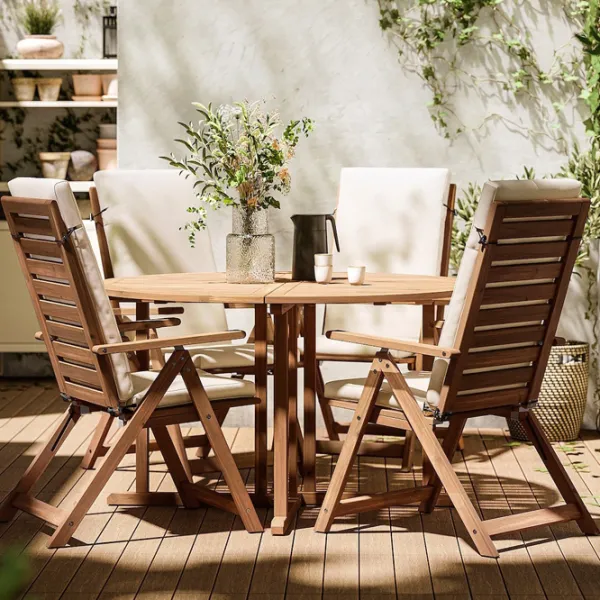 Set mobilă terasă Ikea Nammaro/Froson/Duvholmen Lemn / Lemn / Lemn / Light Brown photo 5 Set mobilă terasă Ikea Nammaro/Froson/Duvholmen Lemn / Lemn / Lemn / Light Brown photo 5
