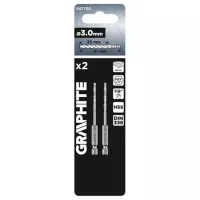 Set de burghie Graphite 54T702 Oțel photo 3