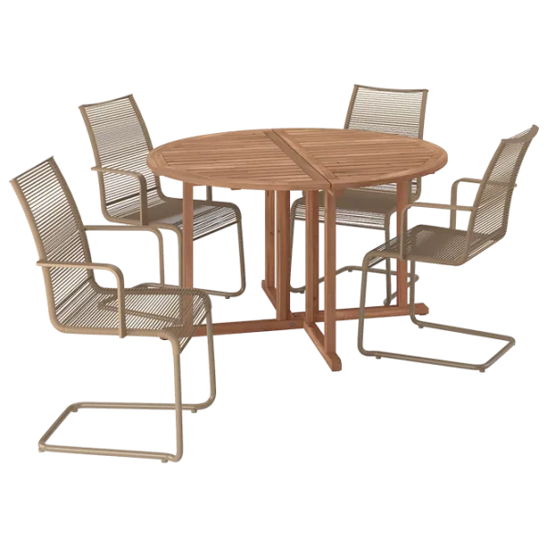 Set mobilă terasă Ikea Nammaro/Vasman Lemn / Lemn / Lemn / Light Brown photo 1 Set mobilă terasă Ikea Nammaro/Vasman Lemn / Lemn / Lemn / Light Brown photo 1