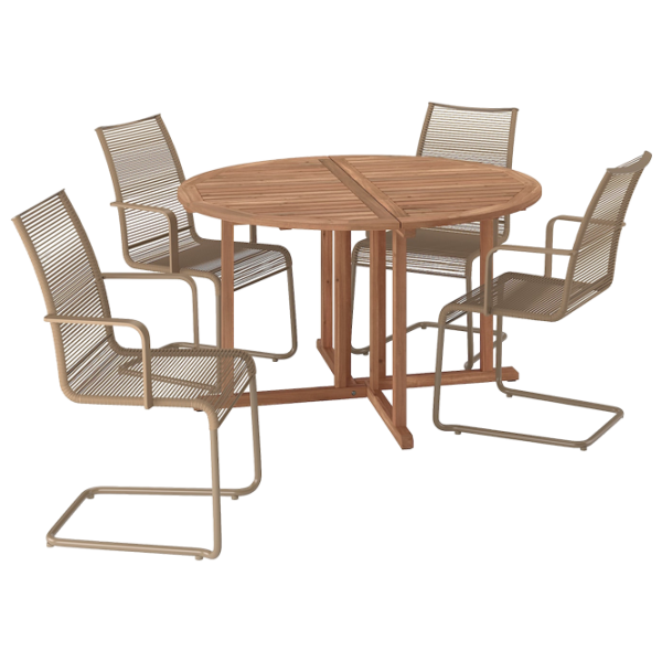 Set mobilă terasă Ikea Nammaro/Vasman Lemn / Lemn / Lemn / Light Brown photo 1 Set mobilă terasă Ikea Nammaro/Vasman Lemn / Lemn / Lemn / Light Brown photo 1