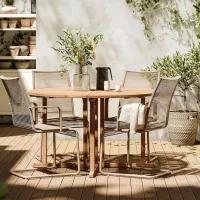 Set mobilă terasă Ikea Nammaro/Vasman Lemn / Lemn / Lemn / Light Brown photo 4