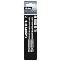 Set de burghie Graphite 54T705 Oțel photo 3