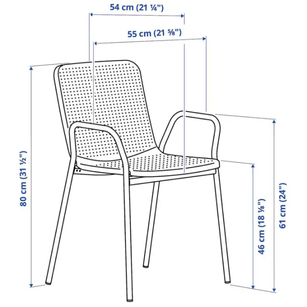 Set mobilă terasă Ikea Torparo Metal / Plastic / Plastic / White photo 5 Set mobilă terasă Ikea Torparo Metal / Plastic / Plastic / White photo 5