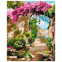 Pictură pe numere BrushMe Arca de flori BS53739 50 x 40 cm / Verticală