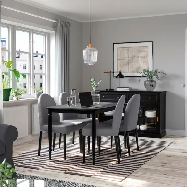 Masă de bucătărie fixă Ikea Danderyd MDF/ Black photo 3