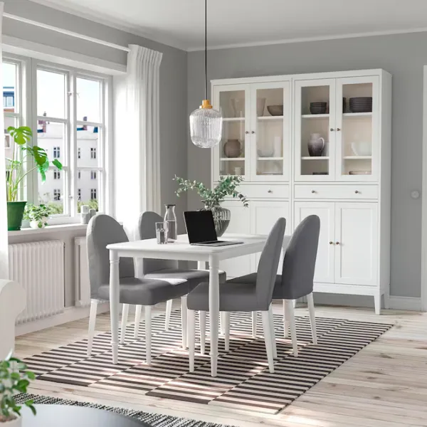 Masă de bucătărie fixă Ikea Danderyd MDF/ White photo 3