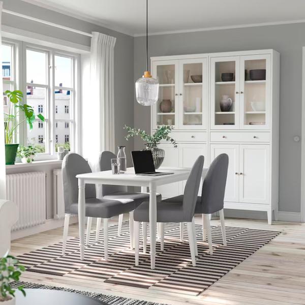 Masă de bucătărie fixă Ikea Danderyd MDF/ White photo 3