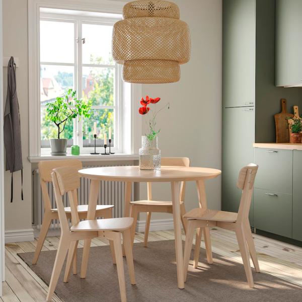 Masă de bucătărie fixă Ikea Lisabo PAL/ Stejar Sonoma photo 3