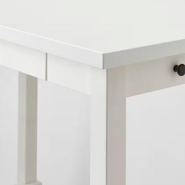 Masă de bucătărie fixă Ikea Nordviken MDF/ White photo 4