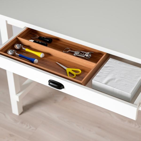 Masă de bucătărie fixă Ikea Nordviken MDF/ White photo 5